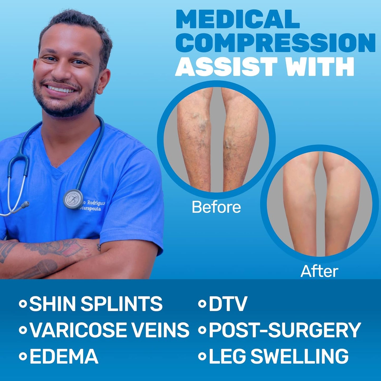 (3 Pairs - Closed Toe) Made in USA - Plus Size Compression Stockings for Women 15-20mmHg - Womens Sheer Compression Knee High for Varicose Veins, Swelling, Pain Relief - Nude, 2X-Large - A101NU5-3