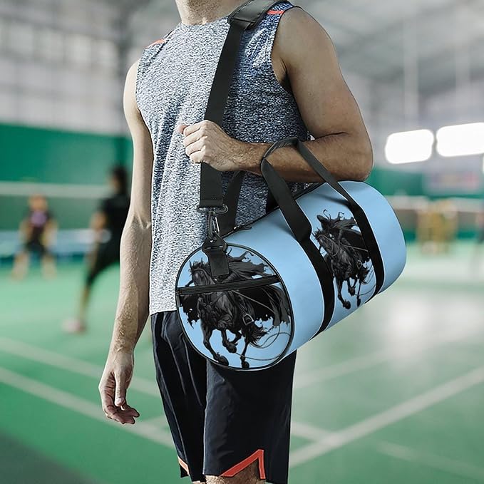 Rodeosreapers-Souls Gym Bag Travel Duffel Bag Lightweight Carry On Bags Weekender Bags for Women Men
