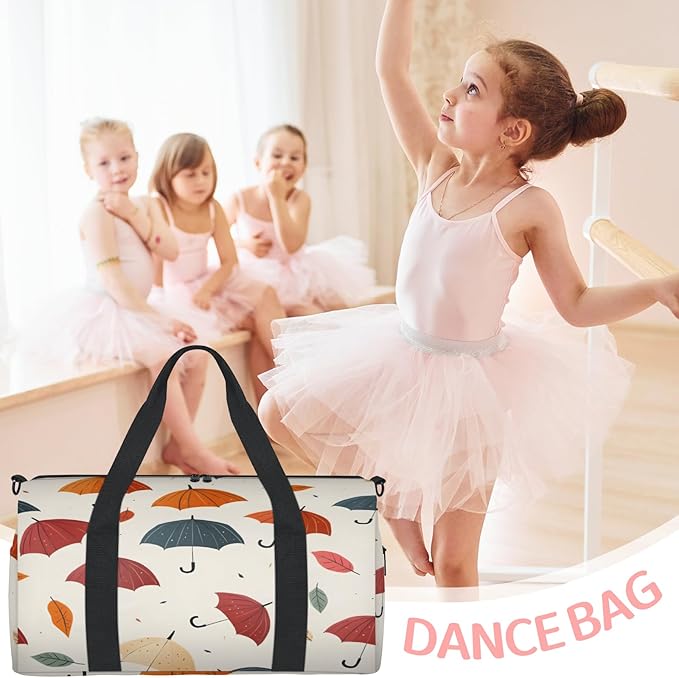 Umbrella Travel Duffle Bag for Women Men, Overnight Weekender Bag, Carry on Tote for Sport Gym