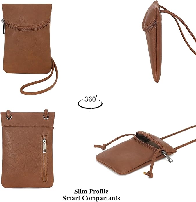 Small Crossbody Women Cell Phone Purse Wallet Bag With Shoulder Strap