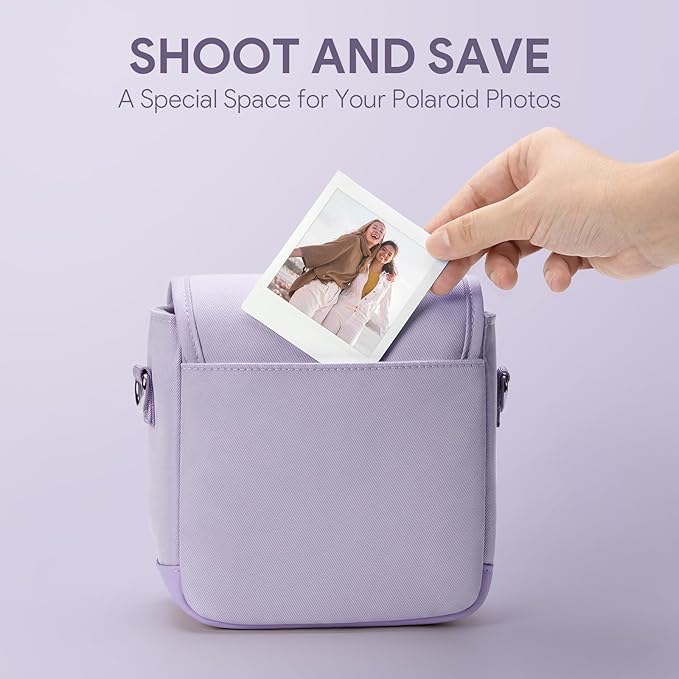 Instax Camera Case Protective Case Compatible with Mini 12/11/40/40/99/EVO/Square SQ40/1,Diy Instax Case with Adjustable Shoulder