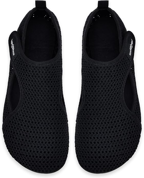 WateLves Water Shoes for Women Men Swim Beach Aqua Socks House Slippers Quick Dry Barefoot Travel Shoes with Adjustable Magic Tape for Pool Diving Boating Yoga