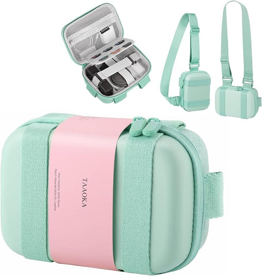 Digital Camera Case, Protective & Lightweight Camera Case with 3 Carrying Ways, Waterproof & Shockproof Small Camera Bag - Green