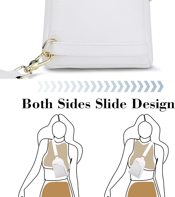 Haytijoe RFID Anti-Theft Sling Bag for Women, Small Crossbody Travel Purse with Locking Zippers, Lightweight Everyday Bag