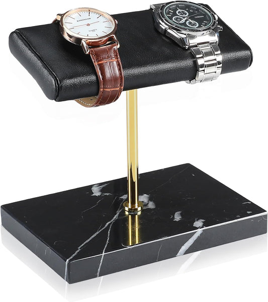LYS&LYX Watch stand watch display stand watch holder watch Handcrafted watch holder (2--black/glod/black)