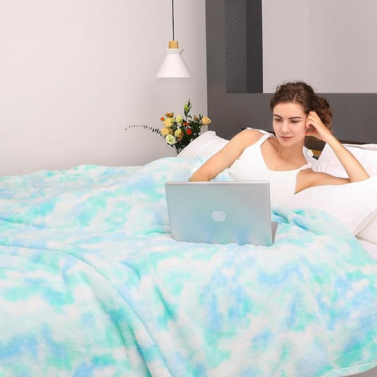 MUGD Soft Blankets Fuzzy Twin Bed Fleece Blanket Kids Warm Throw Blanket for Bed