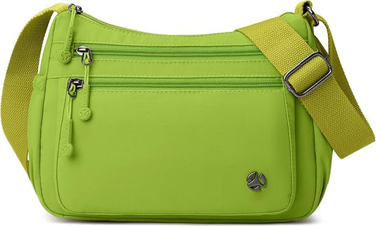 Casual Crossbody Bag with Anti Theft Pocket - Women Lightweight Water-Resistant Purse Bag