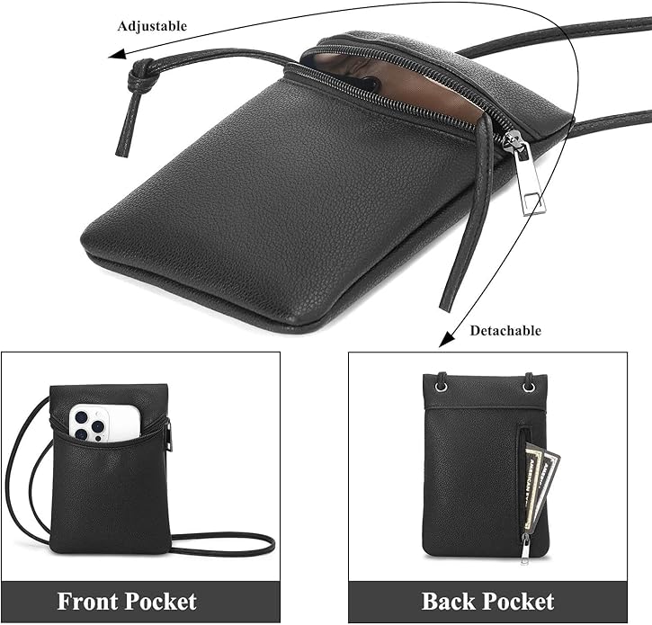 Small Crossbody Women Cell Phone Purse Wallet Bag With Shoulder Strap