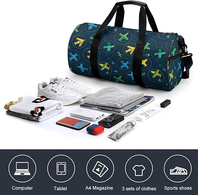 Travel Sports Lightweight Carry On Bag Airplane Weekender Overnight Bag Dance Sports Gymnastics Bags for Men Women