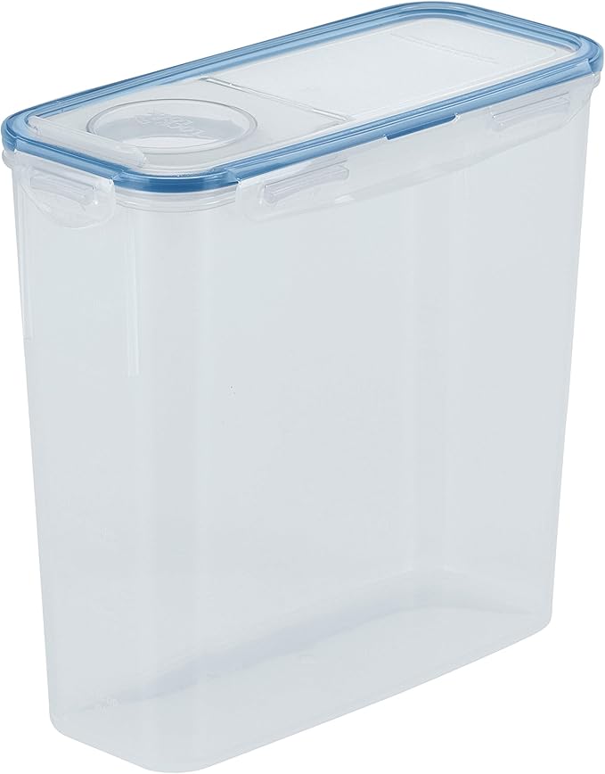 LOCK & LOCK Easy Essentials Food Storage with Flip Lid/Airtight container, BPA Free, 14.3-Cup, Clear