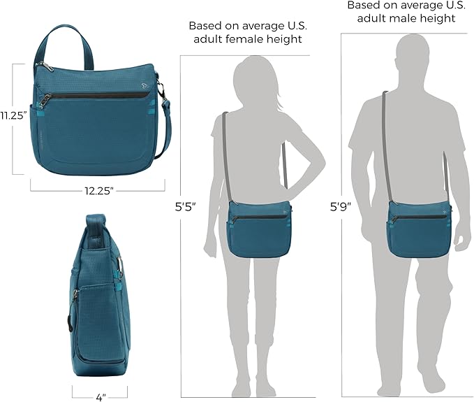 Travelon Anti-Theft Active Medium Crossbody Bag
