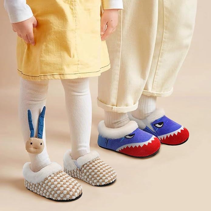 Centipede Demon Toddler Slippers for Boys Girls Slip on Kids Baby Toddlers House Shoes Lightweight Barefoot Furry Sock Shoes Indoor Outdoor Warm Walking Shoes