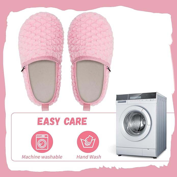 WateLves Kids Toddler Slippers Girls Boys Slip on House Shoes Lightweight Anti Slip Sock Slippers Winter Indoor Outdoor Walking Shoes