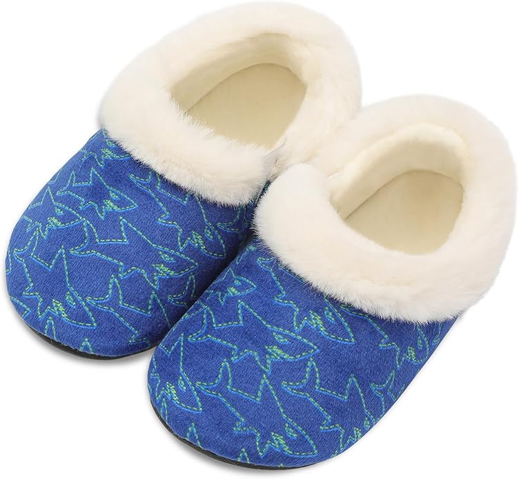Centipede Demon Toddler Slippers for Boys Girls Slip on Kids Baby Toddlers House Shoes Lightweight Barefoot Furry Sock Shoes Indoor Outdoor Warm Walking Shoes
