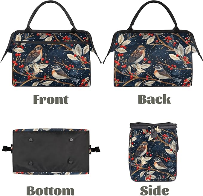 Farmhouse Birds Overnight Weekender Bag for Women Men Travel Duffel Bags Waterproof Luggage Carry on Sports Yoga Gym Bag