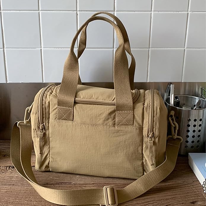Stylish Convertible Shoulder Bag, Spacious Interior Wear for Daily Commute Outdoor Activities Ergonomic Gym Bag