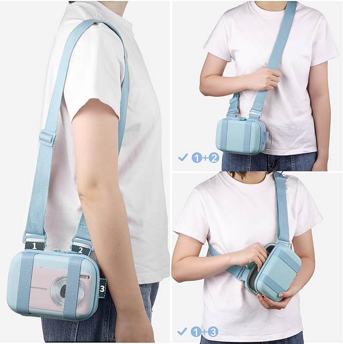 Digital Camera Case, Protective & Lightweight Camera Case with 3 Carrying Ways, Waterproof & Shockproof Small Camera Bag