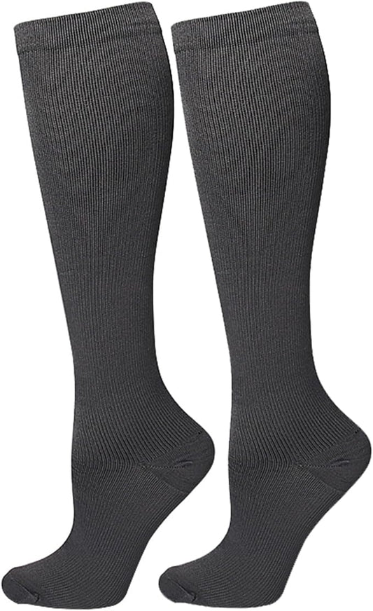 Bestjybt Compression Socks for Women & Men Circulation 15-20 mmHg Support Socks for Athletic Running Cycling