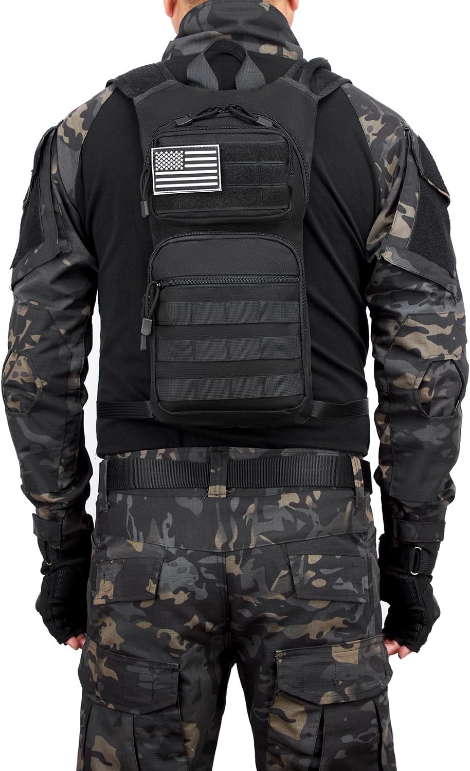 ATBP Insulated Hydration Pack Hiking Water Backpack Running Vest with 3L TPU Bladder Bag for Marathon Cycling Men