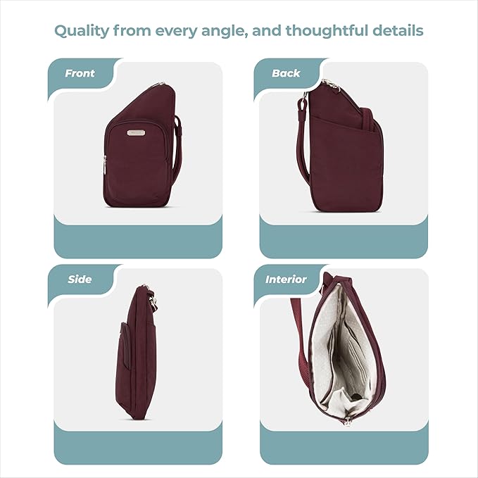 Travelon Anti-Theft Essentials Compact Crossbody Bag