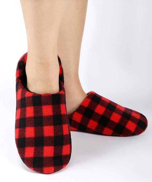 Panda Bros Slipper Socks for Women Grippers, Fuzzy Cozy Fleece Slipper Socks, Soft, Warm House Slippers