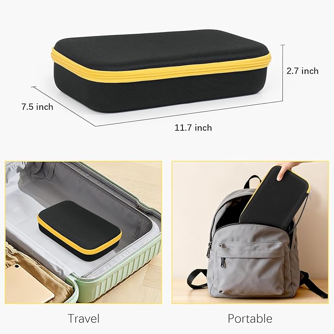 Multi Sunglasses Organizer Case, Travel Eyeglasses Case for Multiple Glasses, Hard-Shell, Eyewear Box for Men Women