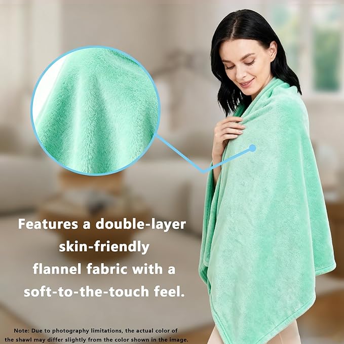 Ponchos for Women, Comfy Wearable Blanket, Gifts for People Who are Always Cold, Winter Shawl for Home, Office, Travel