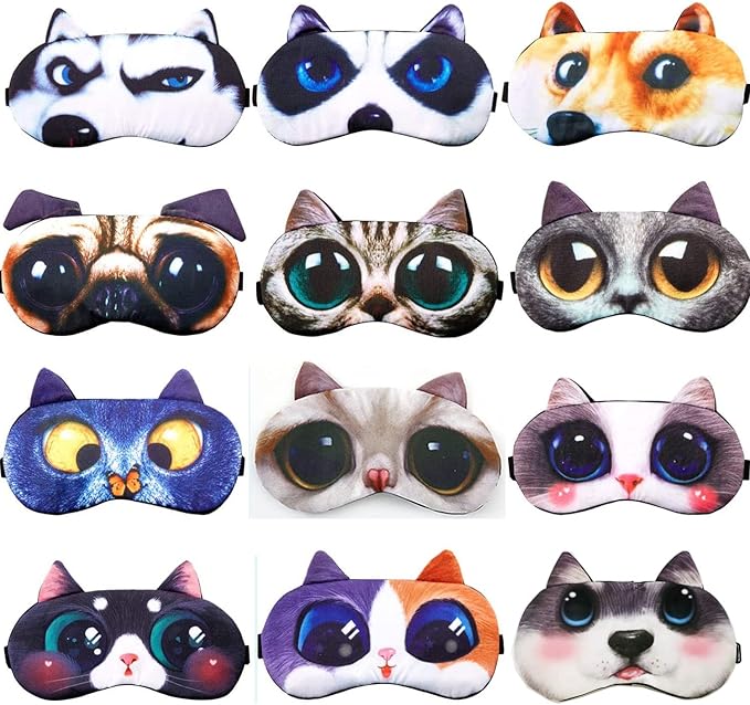 HXINFU Happy Birthday Sleeping Eye Mask Cute Sleep Mask Girls Birthday Gift