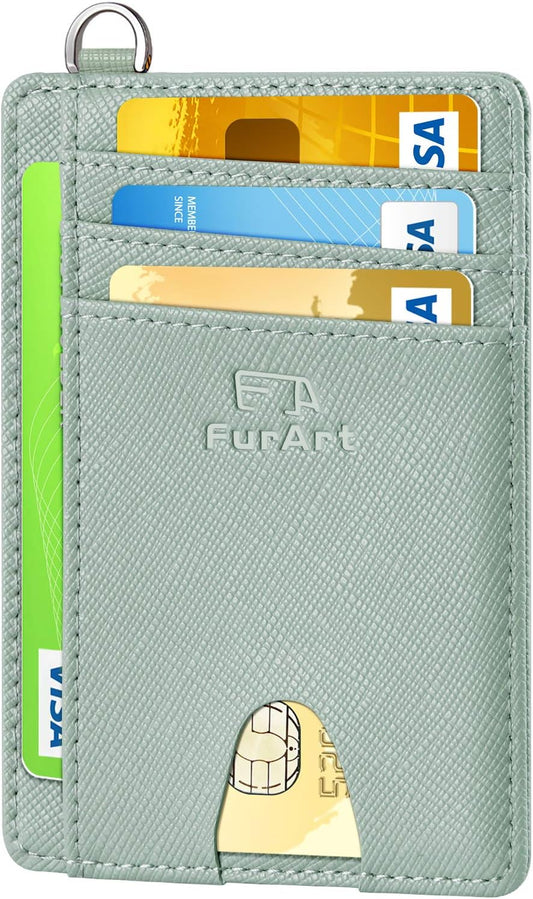 FurArt Slim Minimalist Wallet, Front Pocket Wallets, RFID Blocking, Credit Card Holder for Men & Women