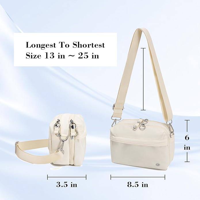 NEICOA Anti Theft Crossbody Bags for Women Nylon Small Travel Purse RFID Sling Shoulder Bag for Vacation Essentials