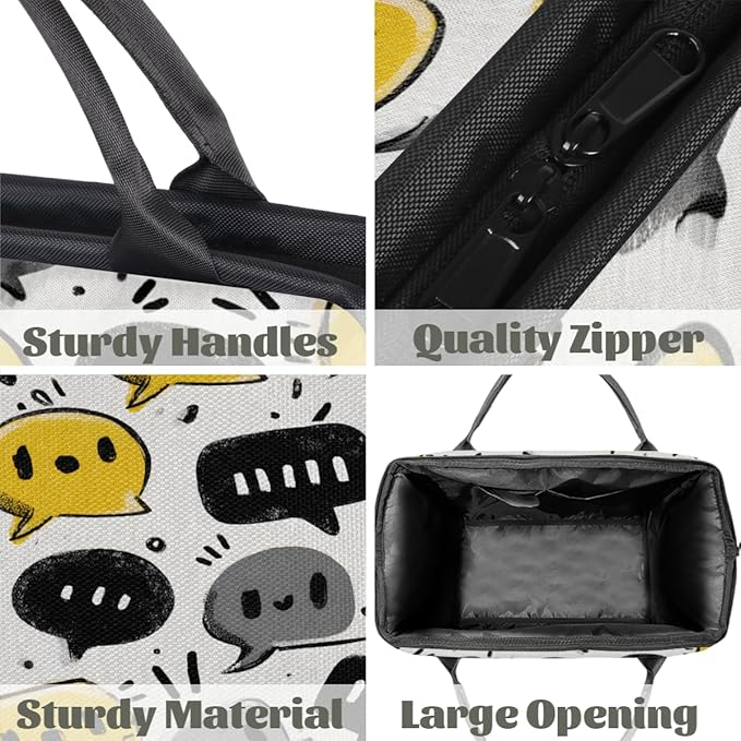 Cartoon Graffiti Overnight Weekender Bag for Women Men Travel Duffel Bags Waterproof Luggage Carry on Sports Yoga Gym Bag