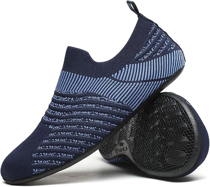 ditont Non-Slip Indoor House Slippers Lightweight Comfortable Grip House Home Shoes for Men Women