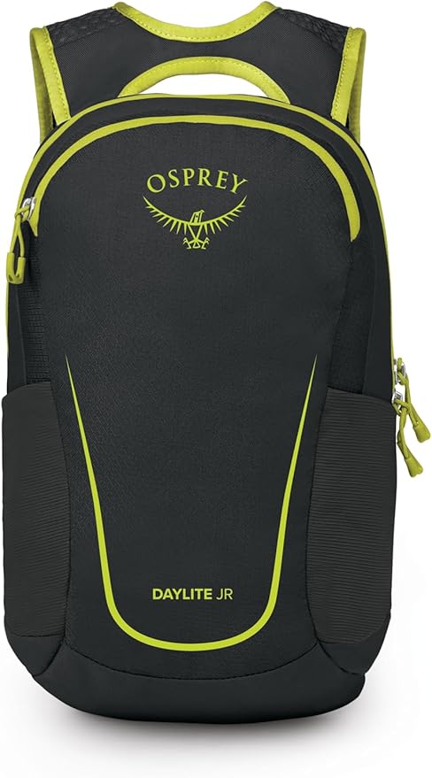 Osprey Daylite Jr. Kids' Commuter Backpack, Black/Lemongrass