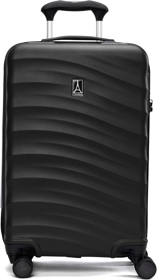 Travelpro Maxlite Air V2 Hardside Expandable Carry on Luggage, 8 Spinner Wheels, Lightweight Hard Shell Suitcase, TSA lock, Black, Carry On 20-Inch