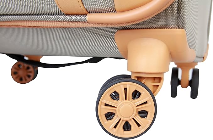 Dockers Seahorse Softside Expandable 8-Wheel Spinner Travel Checked Luggage, 28-Inch, New British Khaki
