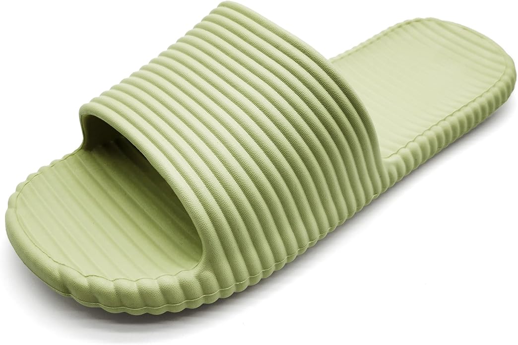 Quick Drying Shower Slippers For Women And Men Lightweight Open-toe EVA Non-Slip Slides Sandals Indoor And Outdoor Slipper For Bathroom,Spa,Pool,Gym,Beach