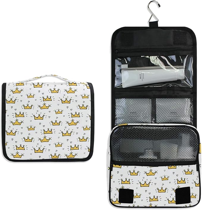 senya Hanging Travel Toiletry Bag Kit Makeup Case Cosmetics Organizer for Men Women