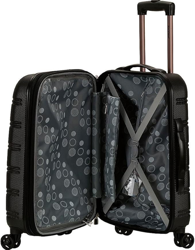 Rockland Melbourne Hardside Expandable Spinner Wheel Luggage, Lime, Carry-On 20-Inch