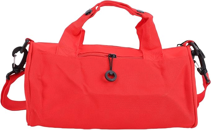 Greensen Compact Travel Bag, Oxford Fabric Gym Bag with Organized Storage, Lightweight and Versatile for Weekend Getaways and Daily Use (Red)