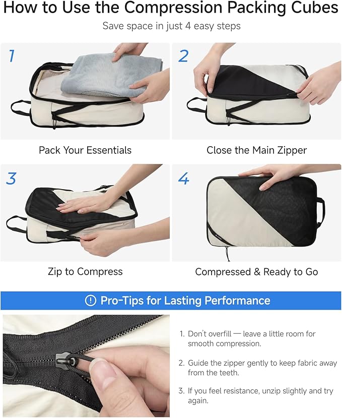 LUGGEX Checked Suitcase Top Opening, FLT and Travel Packing Cubes Bundle – Travel Essentials (FX-Lite, 30 Inch, 105L-115L)