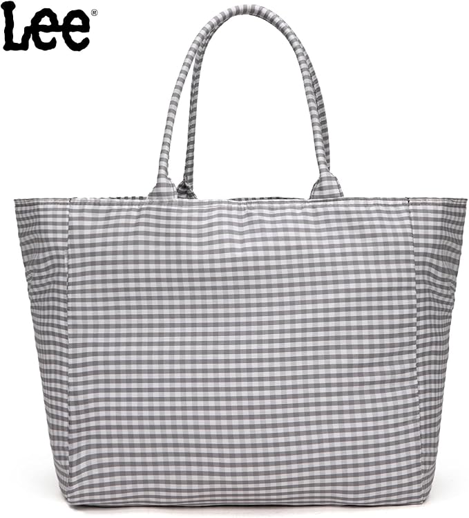 Montana West x Lee Extra Large Soft Cotton Tote Bag for Women Thick Lightweight Shoulder Bag Reusable Grocery Bag