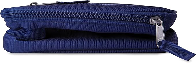 PackIt Freezable Classic Lunch Box, True Blue, Built with EcoFreeze Technology, Collapsible, Reusable, Zip Closure With Zip Front Pocket and Buckle Handle, Designed for Fresh Lunch On the Go
