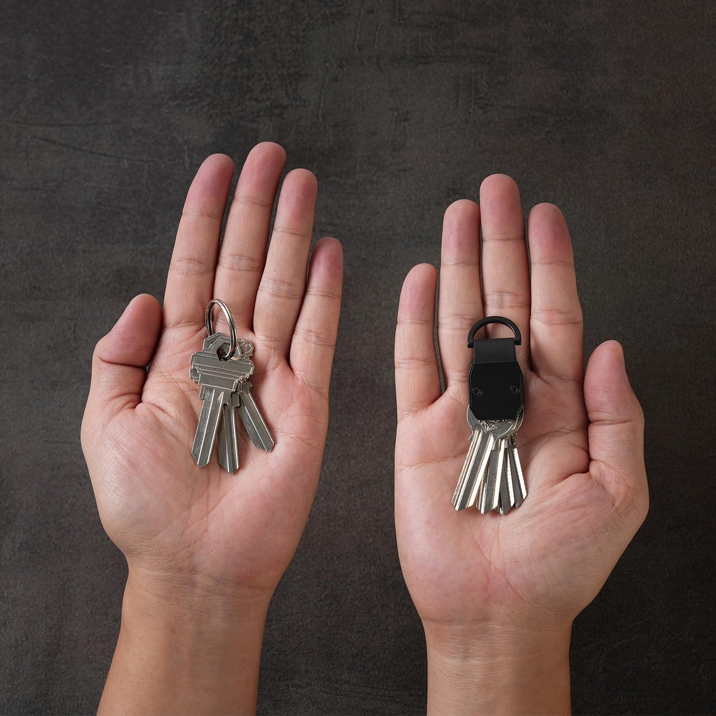Metallic Key Organizer - Aluminum Key Organizer holder, Minimalist Innovative Keychain.
