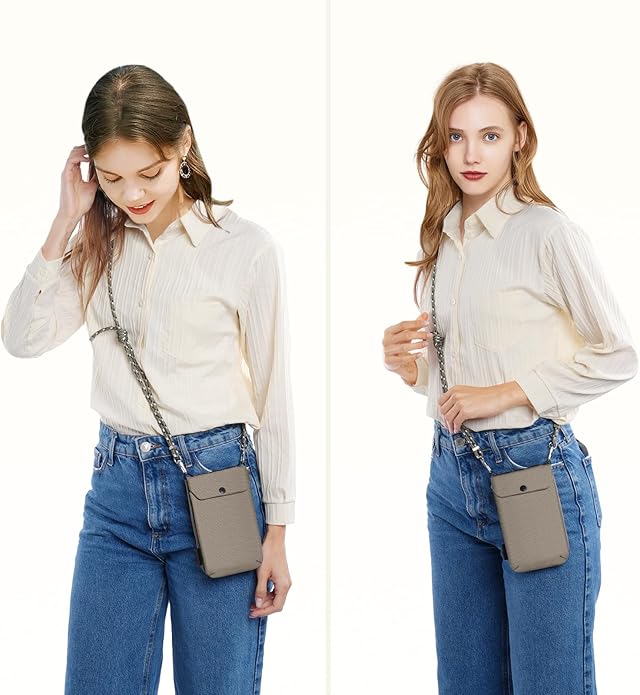 SIMTOP Small Crossbody Bag Cell Phone Purse for Women Lightweight RFID Anti-Theft Water-Resistant Adjustable Strap Phone/Keys