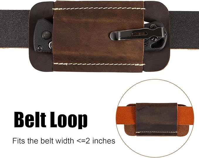 Knife Sheath,Leather Knife Sheath for Belt,Horizontal Carry Pocket Knife Holder,EDC Belt Organizer,Handmade Compact Draw Knife Holster,EDC Pocket Organizer,Sheath for Folding Knife,Gifts for Men