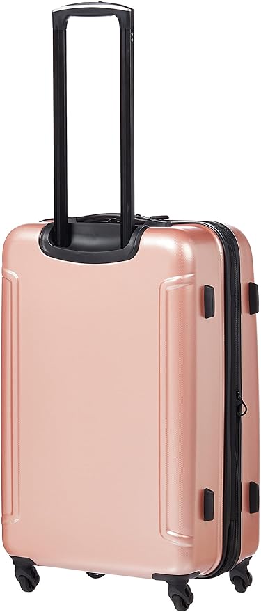 American Tourister Moonlight Hardside Expandable Luggage with Spinner Wheels, Rose Gold, Carry-On 21-Inch