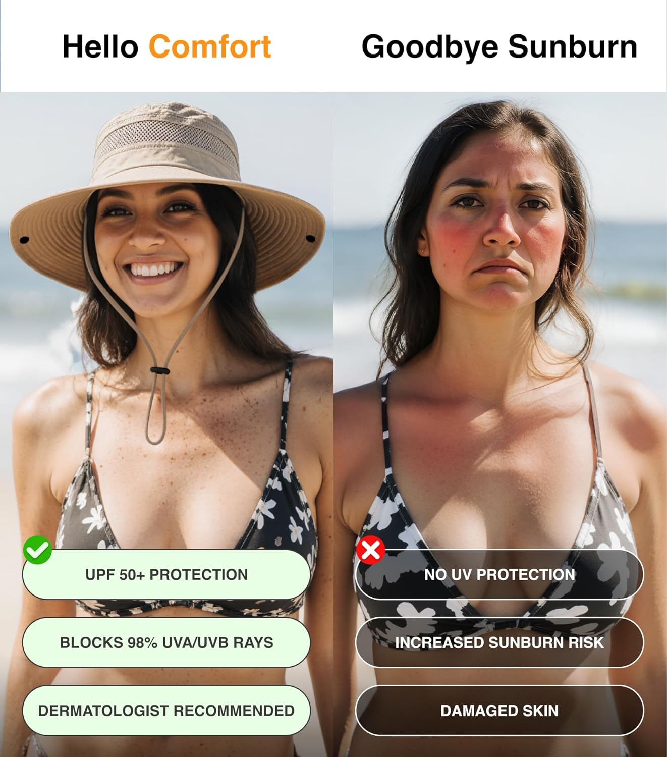 GearTOP Safari Sun Hat for Men and Sun Hats for Women UV Protection UPF 50+ Hiking, Gardening, Fishing