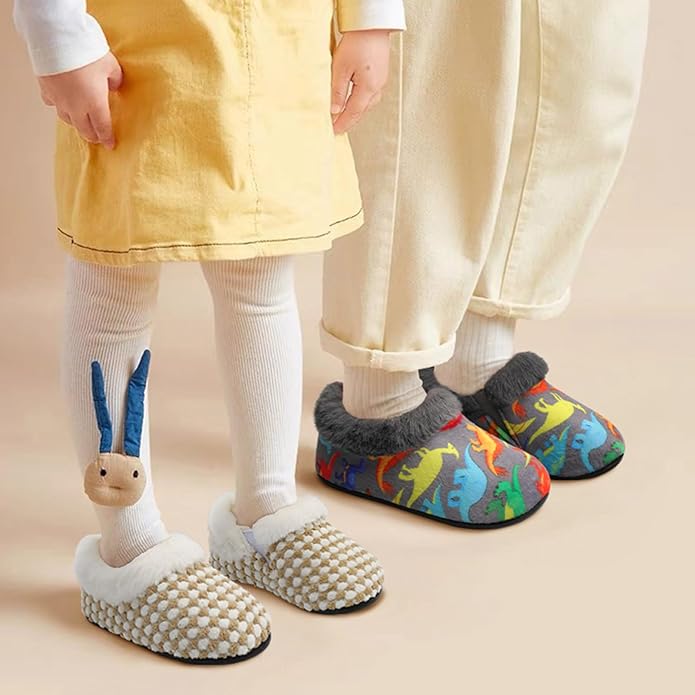 Centipede Demon Toddler Slippers for Boys Girls Slip on Kids Baby Toddlers House Shoes Lightweight Barefoot Furry Sock Shoes Indoor Outdoor Warm Walking Shoes