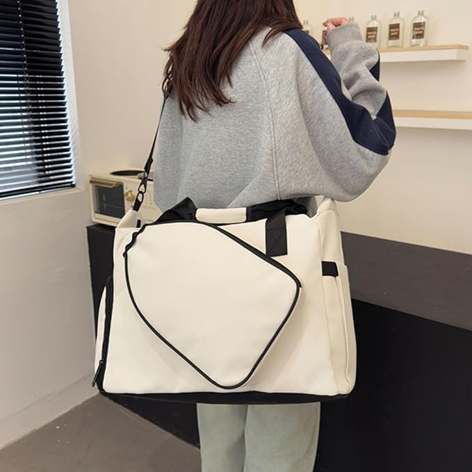 Functional Gym Duffle Bag Features Wet Dry Compartment and Separate Shoe Pocket Ergonomic Design Separate Wet/Dry