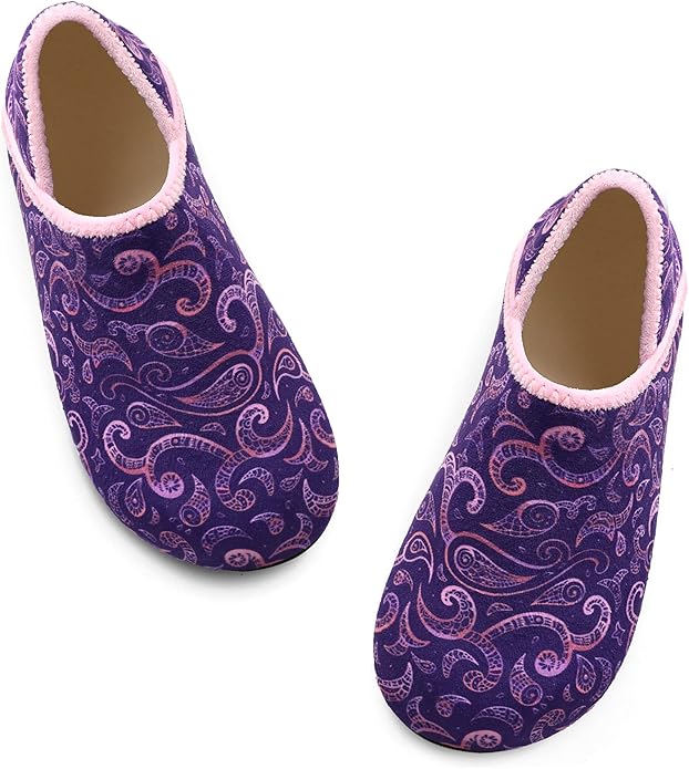 Scurtain Unisex Adults Rubber Sole Slippers